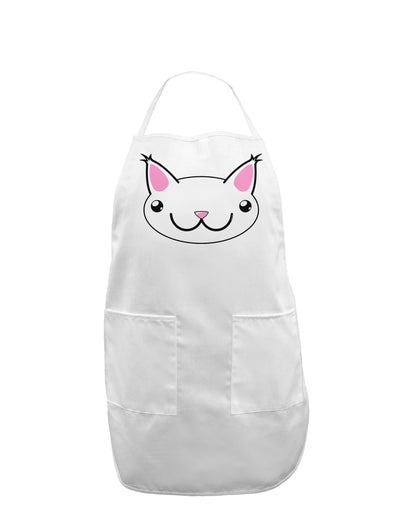 Kyu-T Head - Day Kawa the Cute Critter Adult Apron-Bib Apron-TooLoud-White-One-Size-Davson Sales