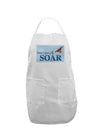 Don't Just Fly SOAR Adult Apron-Bib Apron-TooLoud-White-One-Size-Davson Sales