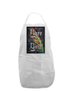 Rare Bird - Colorful Feather Adult Apron-Bib Apron-TooLoud-White-One-Size-Davson Sales