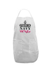 Proud Navy Wife Adult Apron-Bib Apron-TooLoud-White-One-Size-Davson Sales