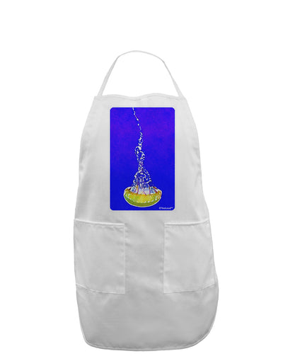 Solo Jellyfish Watercolor Adult Apron-Bib Apron-TooLoud-White-One-Size-Davson Sales