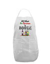 All I Want Is Booze Adult Apron-Bib Apron-TooLoud-White-One-Size-Davson Sales