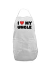 I Heart My Uncle Adult Apron by TooLoud-Bib Apron-TooLoud-White-One-Size-Davson Sales