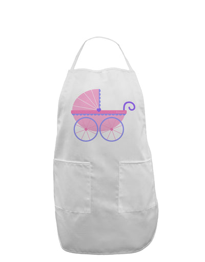 Baby Girl Carriage Adult Apron-Bib Apron-TooLoud-White-One-Size-Davson Sales