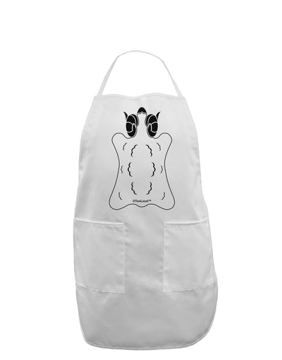 Golden Fleece Black and White Design Adult Apron by TooLoud-Bib Apron-TooLoud-White-One-Size-Davson Sales