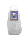 Frosty Window Design Adult Apron-Bib Apron-TooLoud-White-One-Size-Davson Sales