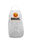 Bruh Emoji Adult Apron-Bib Apron-TooLoud-White-One-Size-Davson Sales