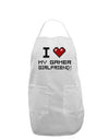 I Heart My Gamer Girlfriend Adult Apron-Bib Apron-TooLoud-White-One-Size-Davson Sales