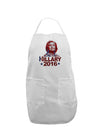 Hillary 2016 Face Adult Apron-Bib Apron-TooLoud-White-One-Size-Davson Sales