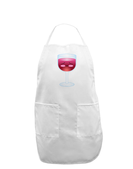 Merry Merlot Adult Apron-Bib Apron-TooLoud-White-One-Size-Davson Sales