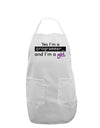 TooLoud Yes I am a Programmer Girl Adult Apron-Bib Apron-TooLoud-White-One-Size-Davson Sales