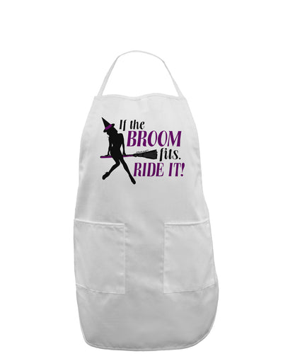 Ride It Purple Adult Apron-Bib Apron-TooLoud-White-One-Size-Davson Sales