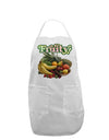 Fruity Fruit Basket Adult Apron-Bib Apron-TooLoud-White-One-Size-Davson Sales