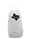 Texas - United States Shape Adult Apron by TooLoud-Bib Apron-TooLoud-White-One-Size-Davson Sales