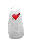 Shot Through the Heart Cute Adult Apron by-Bib Apron-TooLoud-White-One-Size-Davson Sales