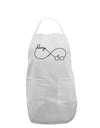 Always Infinity Symbol Adult Apron-Bib Apron-TooLoud-White-One-Size-Davson Sales