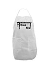 I'll Drink You Under the Table Adult Apron-Bib Apron-TooLoud-White-One-Size-Davson Sales