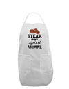 Steak Is My Spirit Animal Adult Apron-Bib Apron-TooLoud-White-One-Size-Davson Sales