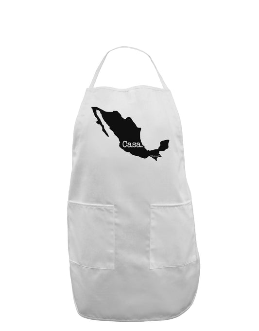 Mexico - Casa - Cinco De Mayo Adult Apron-Bib Apron-TooLoud-White-One-Size-Davson Sales