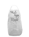 Personalized Mr and Mrs -Name- Established -Date- Design Adult Apron-Bib Apron-TooLoud-White-One-Size-Davson Sales
