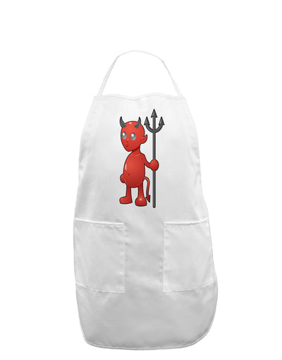 Cute Devil - Halloween Design Adult Apron-Bib Apron-TooLoud-White-One-Size-Davson Sales