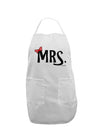 Matching Mr and Mrs Design - Mrs Bow Adult Apron by TooLoud-Bib Apron-TooLoud-White-One-Size-Davson Sales