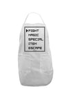 RPG Command Selection List Adult Apron by TooLoud-Bib Apron-TooLoud-White-One-Size-Davson Sales