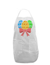 Easter Eggs With Bow Adult Apron by TooLoud-Bib Apron-TooLoud-White-One-Size-Davson Sales