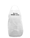 This Is My Zombie Costume - Halloween Adult Apron-Bib Apron-TooLoud-White-One-Size-Davson Sales