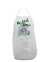 My First Easter Gel Look Print Adult Apron-Bib Apron-TooLoud-White-One-Size-Davson Sales