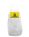 Classic Gadsden Flag Don't Tread On Me Adult Apron-Bib Apron-TooLoud-White-One-Size-Davson Sales