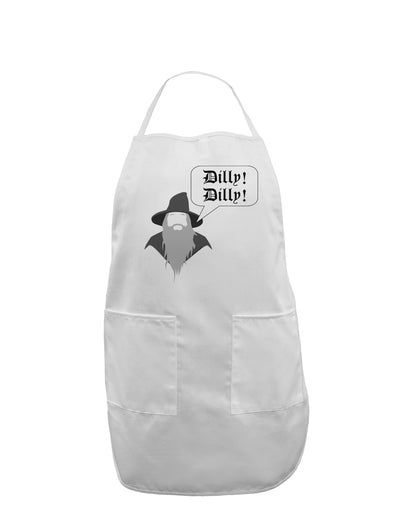 Wizard Dilly Dilly Adult Apron by TooLoud-Bib Apron-TooLoud-White-One-Size-Davson Sales