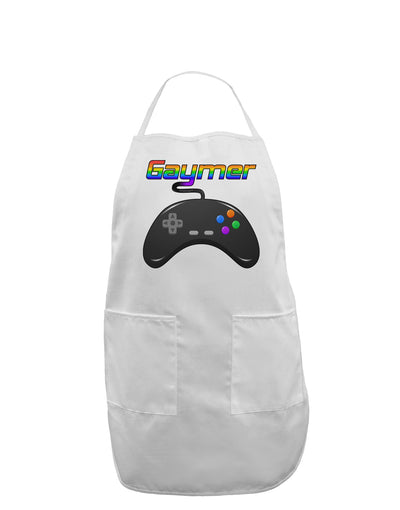 Gaymer Color Adult Apron-Bib Apron-TooLoud-White-One-Size-Davson Sales