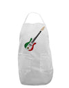 Mexican Flag Guitar Design Adult Apron by TooLoud-Bib Apron-TooLoud-White-One-Size-Davson Sales