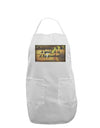 Happiness Is Not A Goal Adult Apron by TooLoud-Bib Apron-TooLoud-White-One-Size-Davson Sales