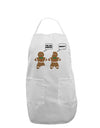 Funny Gingerbread Conversation Christmas Adult Apron-Bib Apron-TooLoud-White-One-Size-Davson Sales