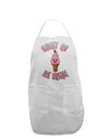 Cute Ice Cream Cone - Sweet As Ice Cream Adult Apron-Bib Apron-TooLoud-White-One-Size-Davson Sales