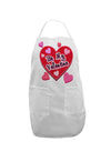 Be My Valentine Romantic Hearts Adult Apron-Bib Apron-TooLoud-White-One-Size-Davson Sales