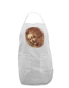 Lady With Disheveled Hair Adult Apron-Bib Apron-TooLoud-White-One-Size-Davson Sales