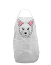 Cute West Highland White Terrier Westie Dog Adult Apron by TooLoud-Bib Apron-TooLoud-White-One-Size-Davson Sales