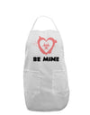 Be Mine - Bio Hazard Heart Adult Apron by TooLoud-Bib Apron-TooLoud-White-One-Size-Davson Sales