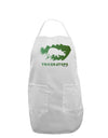 Jurassic Triceratops Design Adult Apron by TooLoud-Bib Apron-TooLoud-White-One-Size-Davson Sales