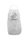 Gemini Constellation Adult Apron-Bib Apron-TooLoud-White-One-Size-Davson Sales