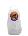 Sacred Calavera Day of the Dead Sugar Skull Adult Apron-Bib Apron-TooLoud-White-One-Size-Davson Sales