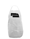 Nebraska - United States Shape Adult Apron by TooLoud-Bib Apron-TooLoud-White-One-Size-Davson Sales