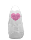 Adoption is When - Mom and Daughter Quote Adult Apron by TooLoud-Bib Apron-TooLoud-White-One-Size-Davson Sales