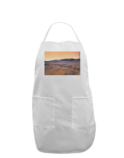 Colorado Sand Dunes Adult Apron-Bib Apron-TooLoud-White-One-Size-Davson Sales