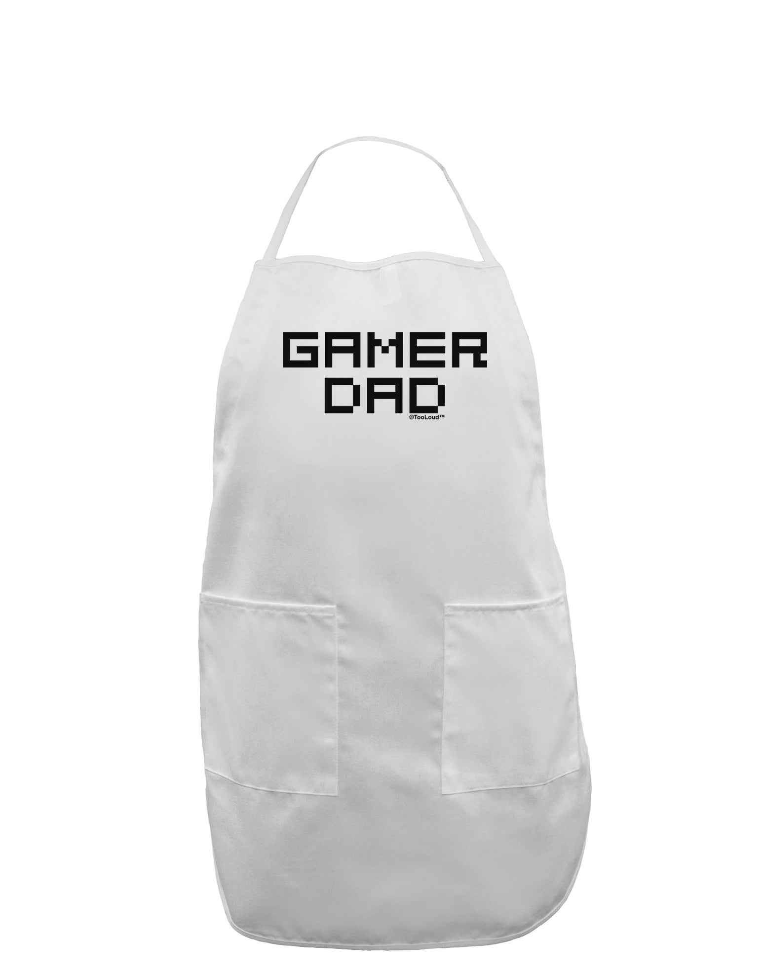Gamer Dad Adult Apron by TooLoud-Bib Apron-TooLoud-White-One-Size-Davson Sales