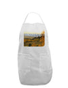 Colorado Postcard Gentle Sunrise Adult Apron by-Bib Apron-TooLoud-White-One-Size-Davson Sales