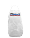 Property of America Adult Apron-Bib Apron-TooLoud-White-One-Size-Davson Sales